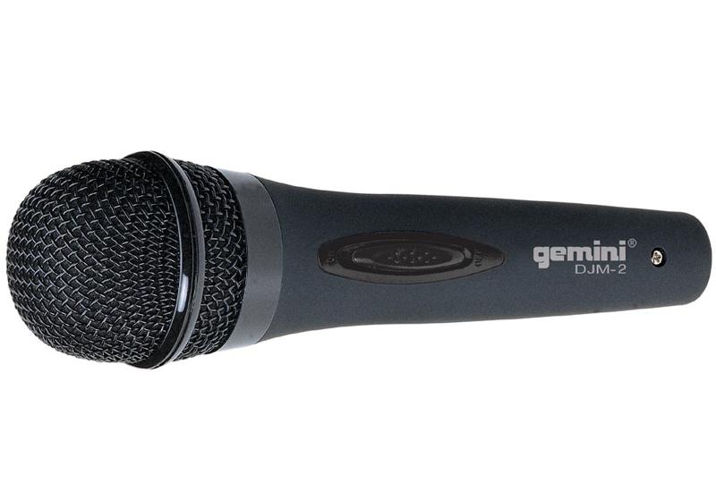 Gemini DJM-2 Professional Dynamic Stage 3 Pong Microphone outlet with Case TESTED. Ship